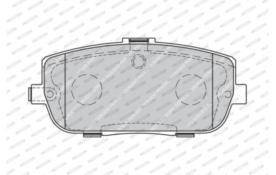 Brake Pad Set, disc brake PREMIER ECO FRICTION FDB1894 Ferodo, Image 4