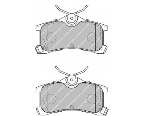 Brake Pad Set, disc brake PREMIER ECO FRICTION FDB1895 Ferodo