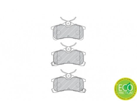 Brake Pad Set, disc brake PREMIER ECO FRICTION FDB1895 Ferodo, Image 2