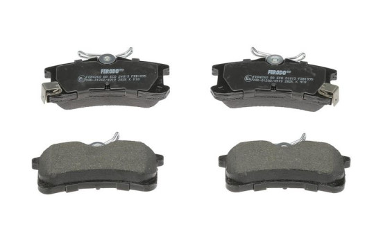 Brake Pad Set, disc brake PREMIER ECO FRICTION FDB1895 Ferodo, Image 2