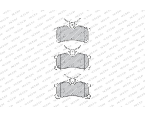 Brake Pad Set, disc brake PREMIER ECO FRICTION FDB1895 Ferodo, Image 3