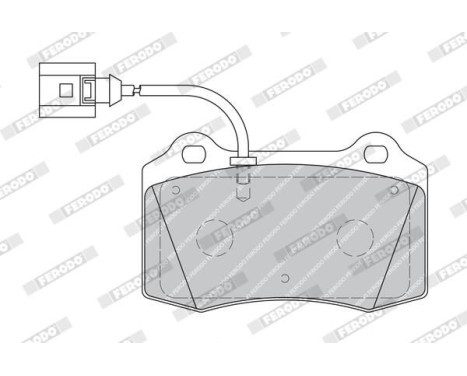 Brake Pad Set, disc brake PREMIER ECO FRICTION FDB1896 Ferodo, Image 4