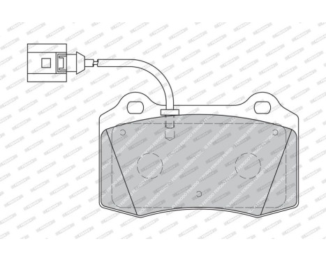 Brake Pad Set, disc brake PREMIER ECO FRICTION FDB1896 Ferodo, Image 4