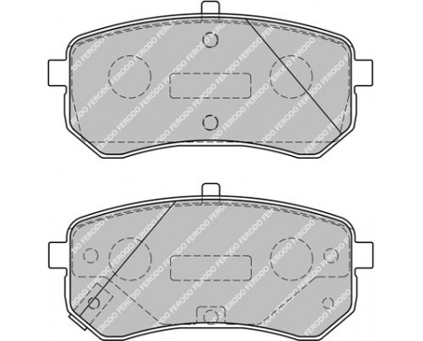 Brake Pad Set, disc brake PREMIER ECO FRICTION FDB1902 Ferodo, Image 2