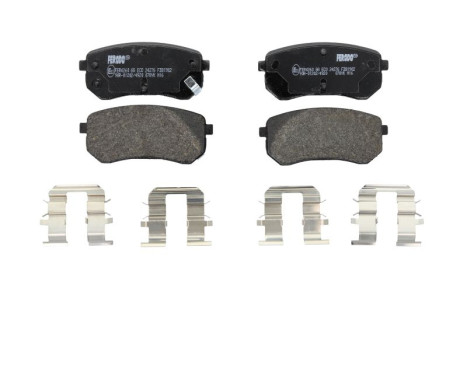 Brake Pad Set, disc brake PREMIER ECO FRICTION FDB1902 Ferodo