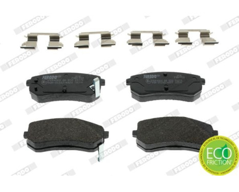 Brake Pad Set, disc brake PREMIER ECO FRICTION FDB1902 Ferodo, Image 3