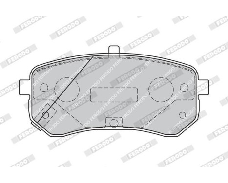 Brake Pad Set, disc brake PREMIER ECO FRICTION FDB1902 Ferodo, Image 4