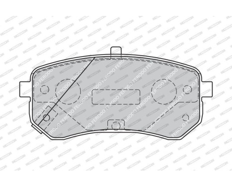 Brake Pad Set, disc brake PREMIER ECO FRICTION FDB1902 Ferodo, Image 4