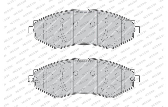 Brake Pad Set, disc brake PREMIER ECO FRICTION FDB1905 Ferodo, Image 4