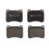 Brake Pad Set, disc brake PREMIER ECO FRICTION FDB1907 Ferodo