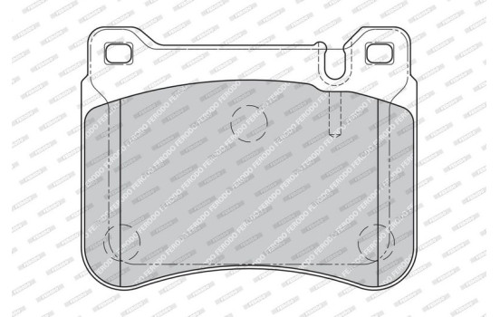Brake Pad Set, disc brake PREMIER ECO FRICTION FDB1907 Ferodo, Image 4