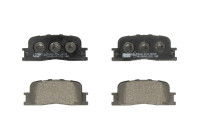 Brake Pad Set, disc brake PREMIER ECO FRICTION FDB1909 Ferodo