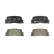 Brake Pad Set, disc brake PREMIER ECO FRICTION FDB1909 Ferodo