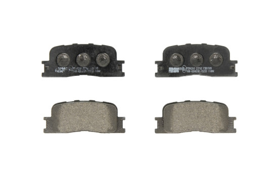 Brake Pad Set, disc brake PREMIER ECO FRICTION FDB1909 Ferodo