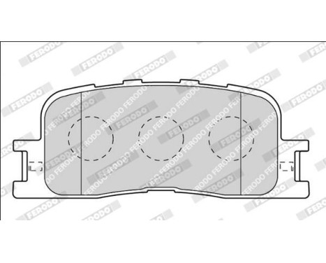 Brake Pad Set, disc brake PREMIER ECO FRICTION FDB1909 Ferodo, Image 3
