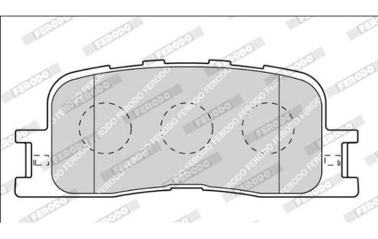 Brake Pad Set, disc brake PREMIER ECO FRICTION FDB1909 Ferodo, Image 3