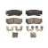 Brake Pad Set, disc brake PREMIER ECO FRICTION FDB1910 Ferodo