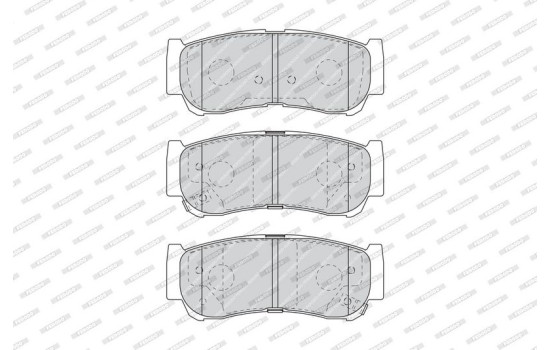 Brake Pad Set, disc brake PREMIER ECO FRICTION FDB1910 Ferodo, Image 4