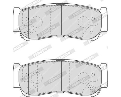 Brake Pad Set, disc brake PREMIER ECO FRICTION FDB1910 Ferodo, Image 5
