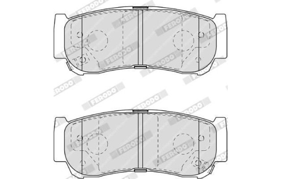 Brake Pad Set, disc brake PREMIER ECO FRICTION FDB1910 Ferodo, Image 5