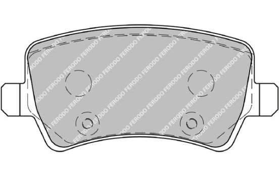 Brake Pad Set, disc brake PREMIER ECO FRICTION FDB1918 Ferodo, Image 2