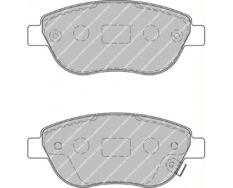 Brake Pad Set, disc brake PREMIER ECO FRICTION FDB1919 Ferodo, Image 2