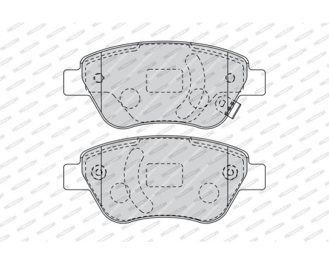Brake Pad Set, disc brake PREMIER ECO FRICTION FDB1920 Ferodo, Image 4