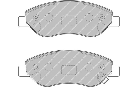 Brake Pad Set, disc brake PREMIER ECO FRICTION FDB1921 Ferodo, Image 2