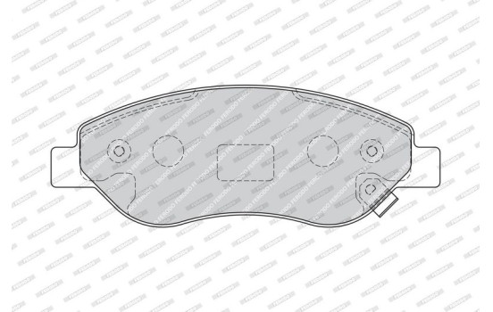 Brake Pad Set, disc brake PREMIER ECO FRICTION FDB1921 Ferodo, Image 4