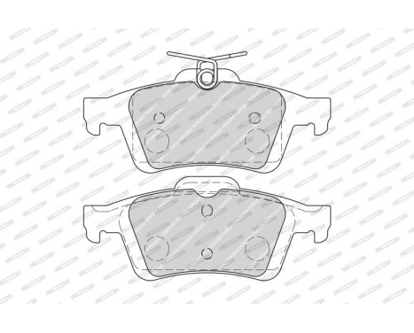 Brake Pad Set, disc brake PREMIER ECO FRICTION FDB1931 Ferodo, Image 3