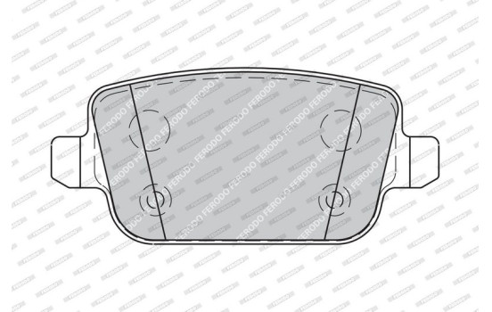 Brake Pad Set, disc brake PREMIER ECO FRICTION FDB1932 Ferodo, Image 3