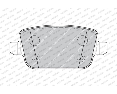 Brake Pad Set, disc brake PREMIER ECO FRICTION FDB1933 Ferodo, Image 4