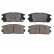 Brake Pad Set, disc brake PREMIER ECO FRICTION FDB1935 Ferodo