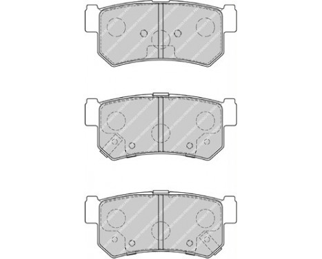 Brake Pad Set, disc brake PREMIER ECO FRICTION FDB1937 Ferodo, Image 2