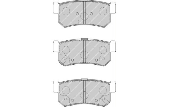 Brake Pad Set, disc brake PREMIER ECO FRICTION FDB1937 Ferodo, Image 2