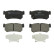 Brake Pad Set, disc brake PREMIER ECO FRICTION FDB1937 Ferodo