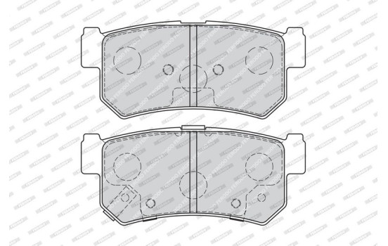 Brake Pad Set, disc brake PREMIER ECO FRICTION FDB1937 Ferodo, Image 3