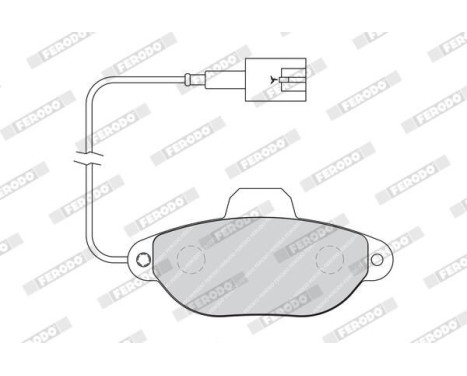 Brake Pad Set, disc brake PREMIER ECO FRICTION FDB1944 Ferodo, Image 4