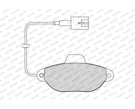 Brake Pad Set, disc brake PREMIER ECO FRICTION FDB1944 Ferodo, Image 4