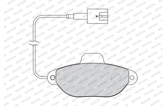 Brake Pad Set, disc brake PREMIER ECO FRICTION FDB1944 Ferodo, Image 4