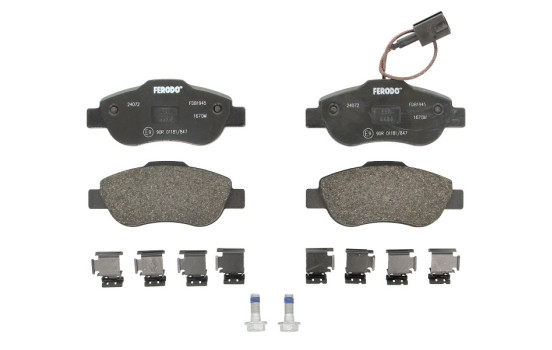 Brake Pad Set, disc brake PREMIER ECO FRICTION FDB1945 Ferodo