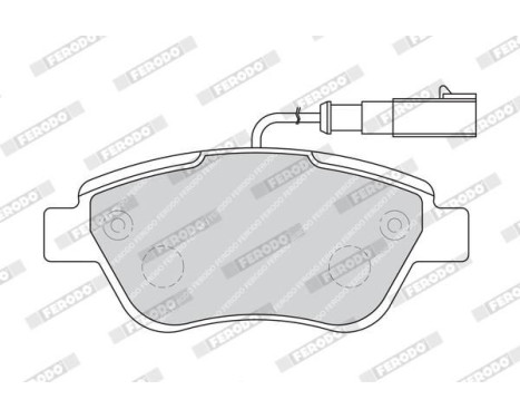 Brake Pad Set, disc brake PREMIER ECO FRICTION FDB1946 Ferodo, Image 4
