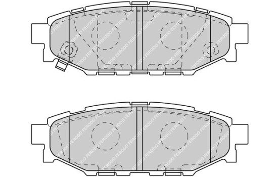 Brake Pad Set, disc brake PREMIER ECO FRICTION FDB1947 Ferodo, Image 2