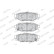 Brake Pad Set, disc brake PREMIER ECO FRICTION FDB1947 Ferodo, Thumbnail 4