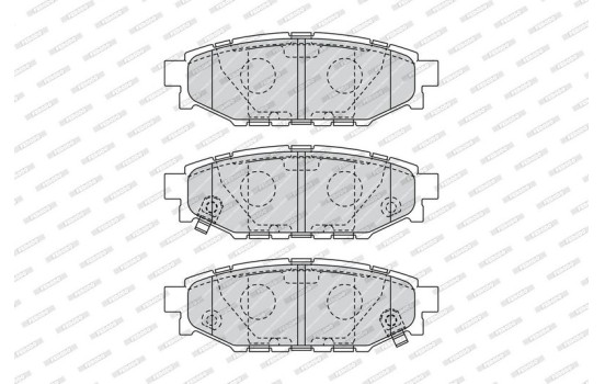 Brake Pad Set, disc brake PREMIER ECO FRICTION FDB1947 Ferodo, Image 4