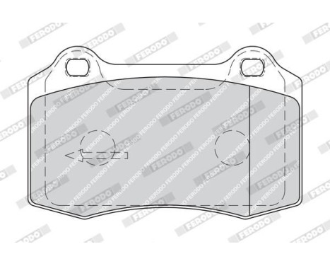 Brake Pad Set, disc brake PREMIER ECO FRICTION FDB1949 Ferodo, Image 4