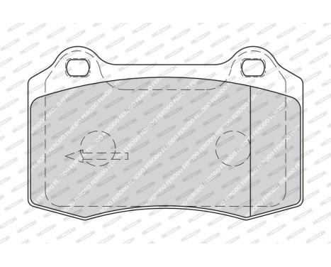 Brake Pad Set, disc brake PREMIER ECO FRICTION FDB1949 Ferodo, Image 4