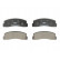 Brake Pad Set, disc brake PREMIER ECO FRICTION FDB195 Ferodo