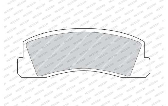 Brake Pad Set, disc brake PREMIER ECO FRICTION FDB195 Ferodo, Image 4