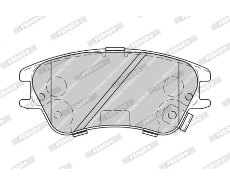 Brake Pad Set, disc brake PREMIER ECO FRICTION FDB1950 Ferodo, Image 4